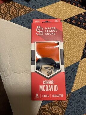 Connor McDavid Orange Crew Socks